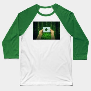 holding silent mode icon Baseball T-Shirt